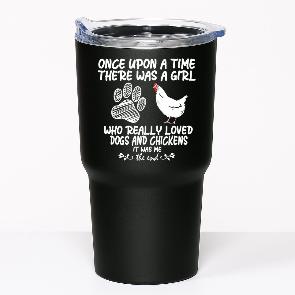 Funny Chicken Shirts For Women Funny Dog Tee Farmer Girl Dog Tumbler