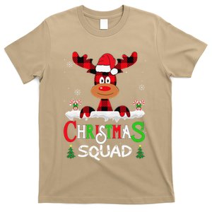 Family Christmas Squad Reindeer Team Xmas Pajama T-Shirt