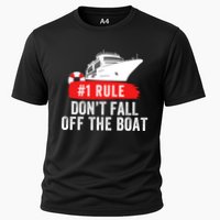 Funny Cruise Ship Rule #1 DonT Fall Off The Boat Funny Cruise Ship Meme Performance Shirt