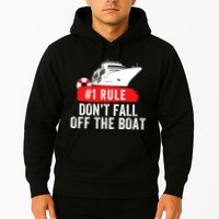 Funny Cruise Ship Rule #1 DonT Fall Off The Boat Funny Cruise Ship Meme Hoodie