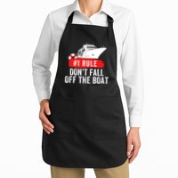 Funny Cruise Ship Rule #1 DonT Fall Off The Boat Funny Cruise Ship Meme Apron