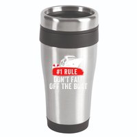 Funny Cruise Ship Rule #1 DonT Fall Off The Boat Funny Cruise Ship Meme 16oz Travel Tumbler