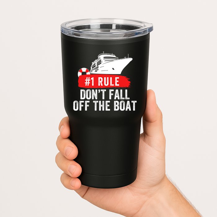 Funny Cruise Ship Rule #1 DonT Fall Off The Boat Funny Cruise Ship Meme Tumbler
