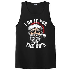 Funny Christmas Santa I Do It For The Hos Holiday Mood Funny Gift Cute Gift PosiCharge Competitor Tank