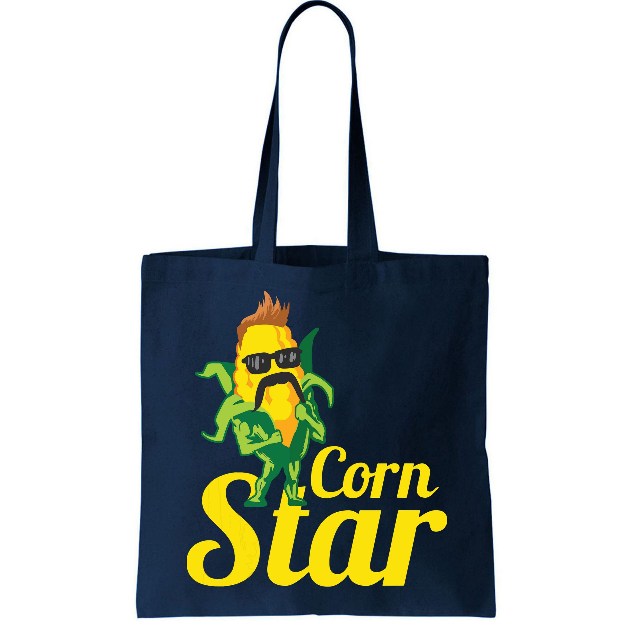 Funny Corn Star Sunglasses Mustache Maize Bag