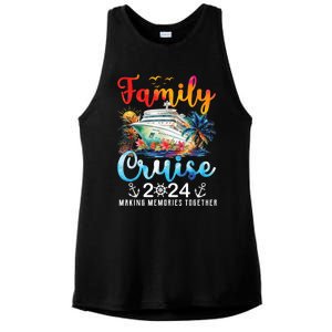 Family Cruise Ship Vacation Trip 2024 Family Cruise Matching Ladies PosiCharge Tri-Blend Wicking Tank