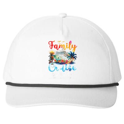 Family Cruise Ship Vacation Trip 2024 Family Cruise Matching Snapback Five-Panel Rope Hat