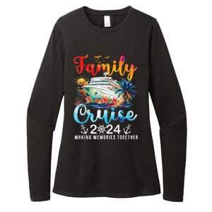 Family Cruise Ship Vacation Trip 2024 Family Cruise Matching Womens CVC Long Sleeve Shirt