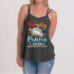 Family Cruise Ship Vacation Trip 2024 Family Cruise Matching Women's Strappy Tank