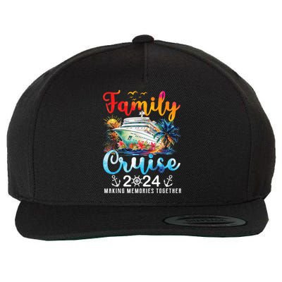 Family Cruise Ship Vacation Trip 2024 Family Cruise Matching Wool Snapback Cap