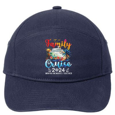 Family Cruise Ship Vacation Trip 2024 Family Cruise Matching 7-Panel Snapback Hat