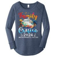 Family Cruise Ship Vacation Trip 2024 Family Cruise Matching Women's Perfect Tri Tunic Long Sleeve Shirt