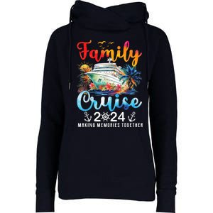 Family Cruise Ship Vacation Trip 2024 Family Cruise Matching Womens Funnel Neck Pullover Hood