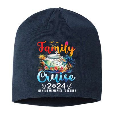 Family Cruise Ship Vacation Trip 2024 Family Cruise Matching Sustainable Beanie