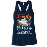 Family Cruise Ship Vacation Trip 2024 Family Cruise Matching Women's Racerback Tank