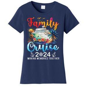 Family Cruise Ship Vacation Trip 2024 Family Cruise Matching Women's T-Shirt