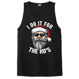 Funny Christmas Santa I Do It For The Hos Holiday Mood Funny Gift Cool Gift PosiCharge Competitor Tank