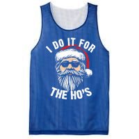 Funny Christmas Santa I Do It For The Hos Holiday Mood Funny Gift Cool Gift Mesh Reversible Basketball Jersey Tank