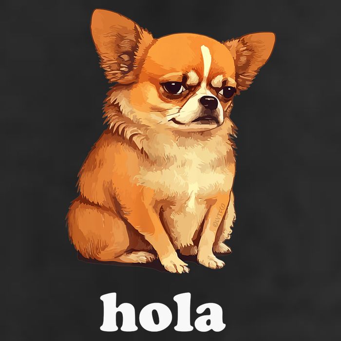 Funny Chihuahua speaks Spanish – Hi (Hola) Adult Drive Performance Visor