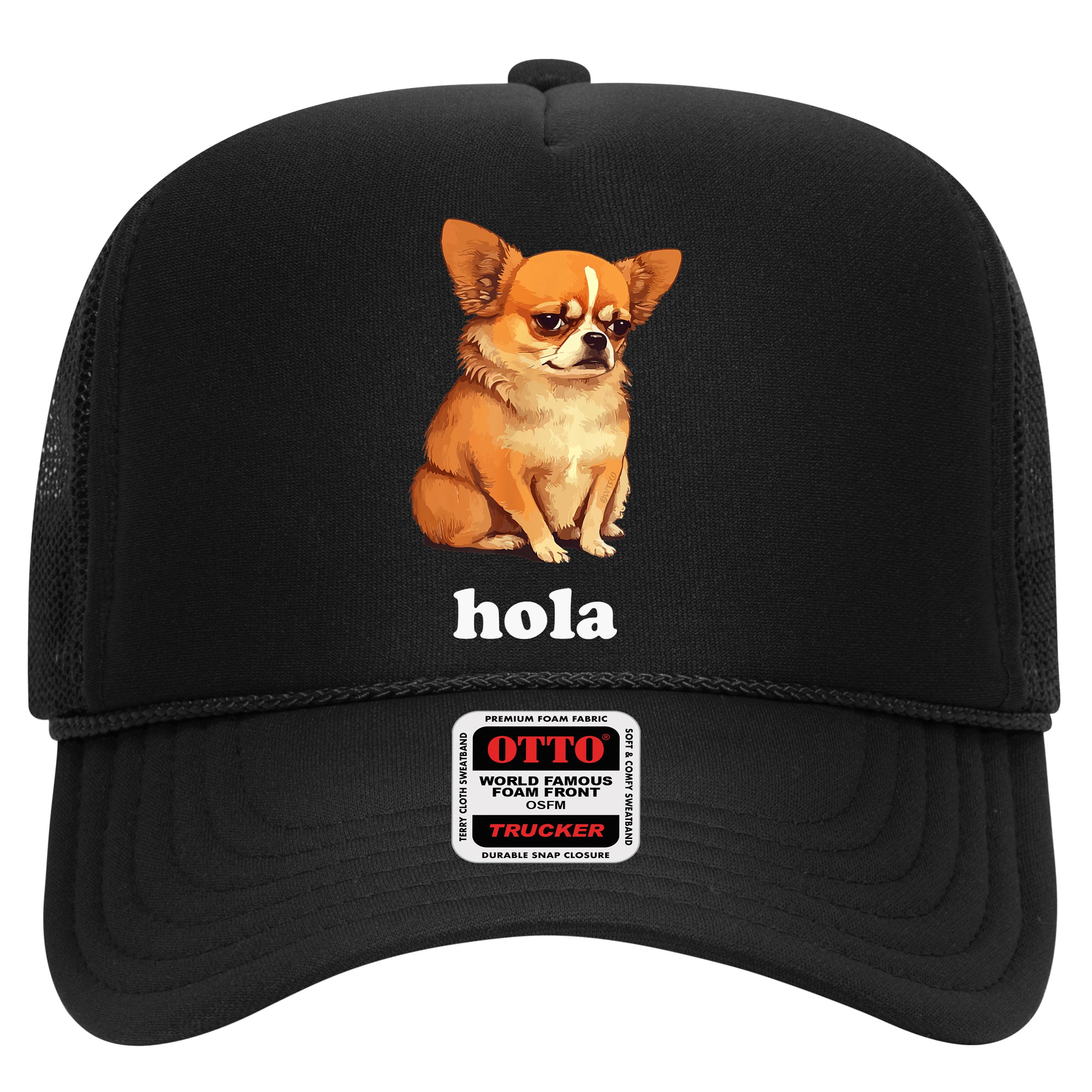 Funny Chihuahua speaks Spanish – Hi (Hola) Hat