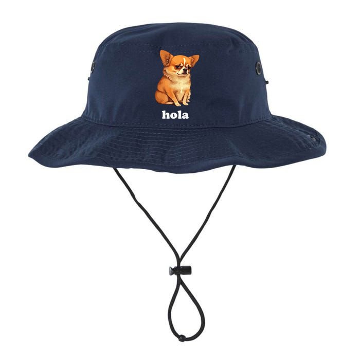 Funny Chihuahua speaks Spanish – Hi (Hola) Legacy Cool Fit Booney Bucket Hat