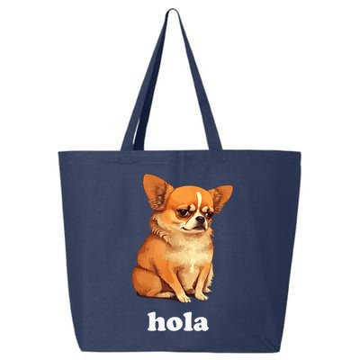 Funny Chihuahua speaks Spanish – Hi (Hola) 25L Jumbo Tote