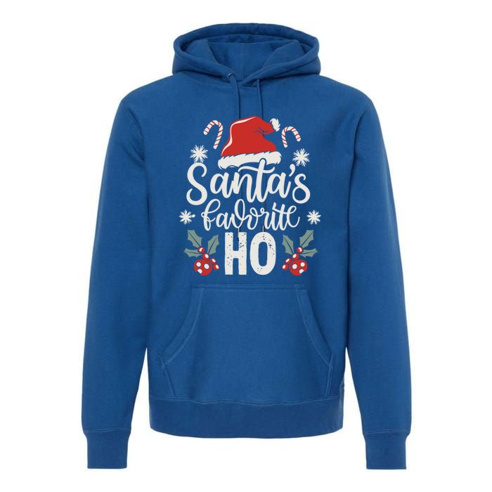 Funny Christmas SantaS Favorite Ho Xmas Hat Great Gift Premium Hoodie