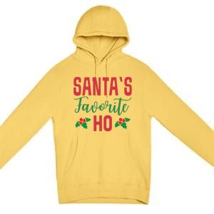 Funny Christmas SantaS Favorite Ho Xmas Gift Premium Pullover Hoodie