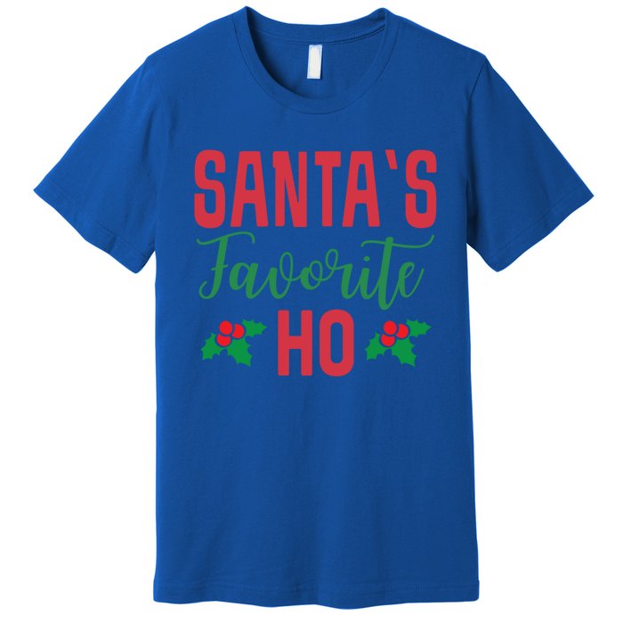 Funny Christmas SantaS Favorite Ho Xmas Gift Premium T-Shirt