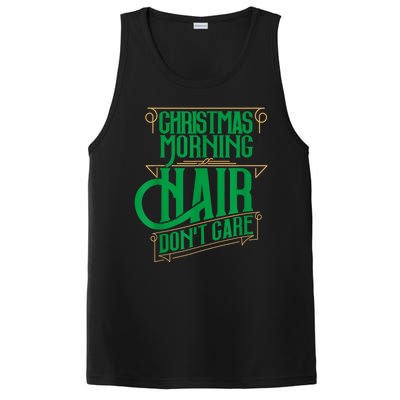 Funny Christmas Shirts Hair Dont Care Holiday PosiCharge Competitor Tank