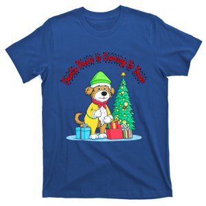 Funny Christmas Santa Paws Dog Lover Funny Gift T-Shirt