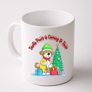 Funny Christmas Santa Paws Dog Lover Funny Gift Coffee Mug