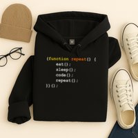 Funny Computer Science Programmer Eat Sleep Code Hoodie