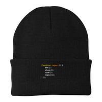 Funny Computer Science Programmer Eat Sleep Code Knit Cap Winter Beanie