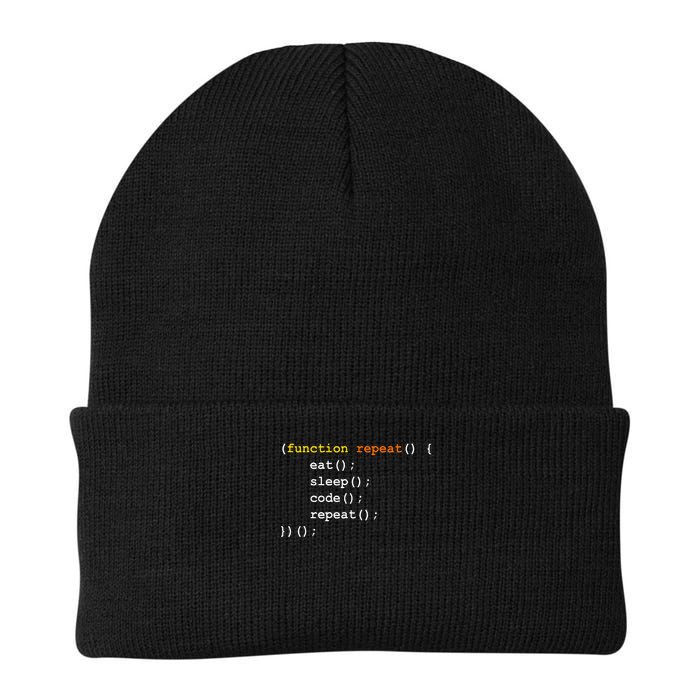 Funny Computer Science Programmer Eat Sleep Code Knit Cap Winter Beanie