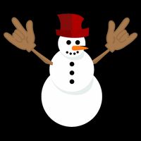 Funny Christmas Snowman Asl Sign Language I Love You Cooling Performance Crew T-Shirt
