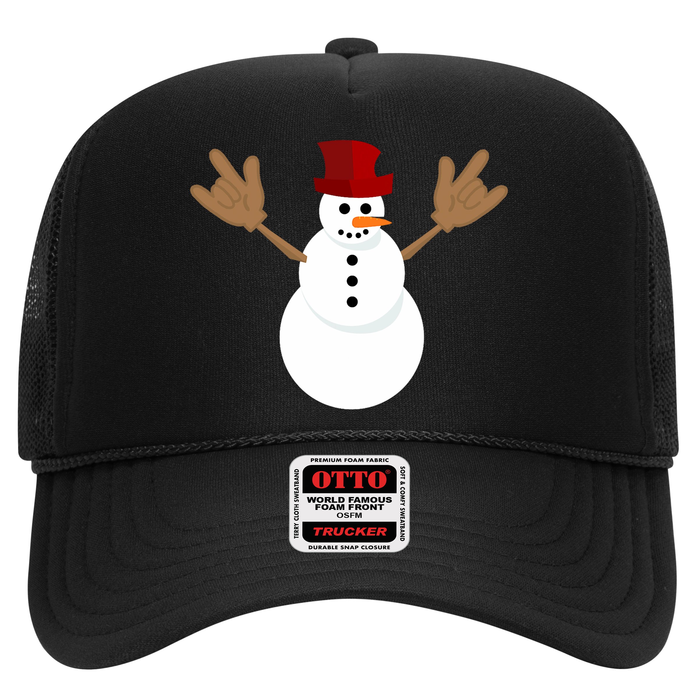 Funny Christmas Snowman Asl Sign Language I Love You Hat