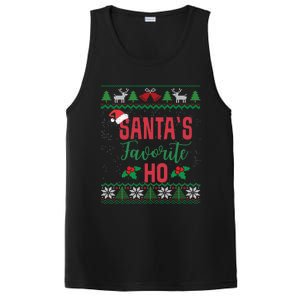 Funny Christmas Santas Favorite Ho Ugly Christmas Great Gift PosiCharge Competitor Tank