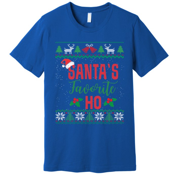 Funny Christmas Santas Favorite Ho Ugly Christmas Great Gift Premium T-Shirt