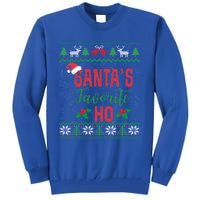 Funny Christmas Santas Favorite Ho Ugly Christmas Great Gift Tall Sweatshirt