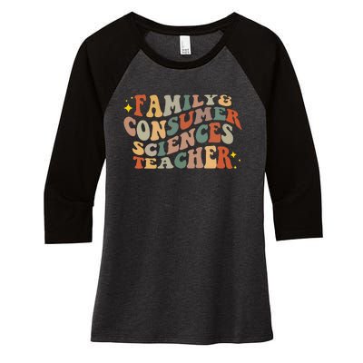 Family & Consumer Sciences Teacher Children Are The Future Women's Tri-Blend 3/4-Sleeve Raglan Shirt