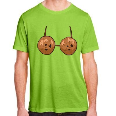 Funny Coconut Summer Coconuts Bra Halloween Adult ChromaSoft Performance T-Shirt