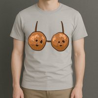 Funny Coconut Summer Coconuts Bra Halloween T-Shirt