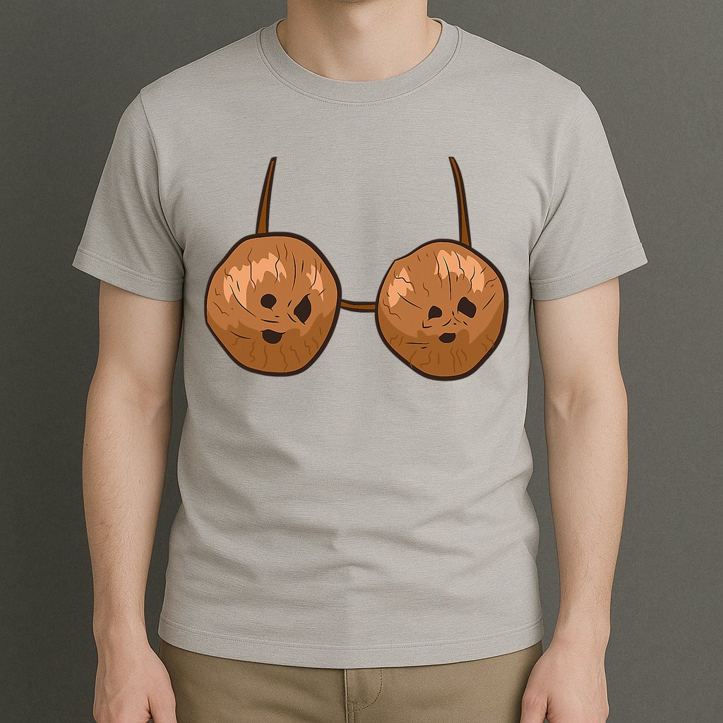 Funny Coconut Summer Coconuts Bra Halloween T-Shirt