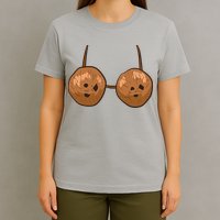Funny Coconut Summer Coconuts Bra Halloween T-Shirt