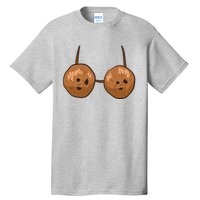 Funny Coconut Summer Coconuts Bra Halloween Tall T-Shirt