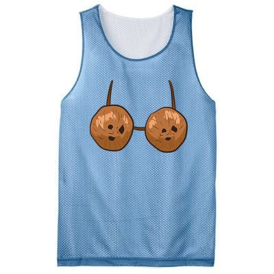 Funny Coconut Summer Coconuts Bra Halloween Mesh Reversible Basketball Jersey Tank