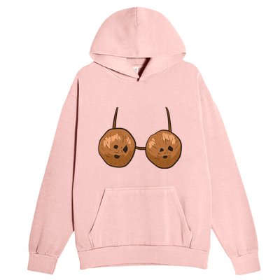 Funny Coconut Summer Coconuts Bra Halloween Urban Pullover Hoodie