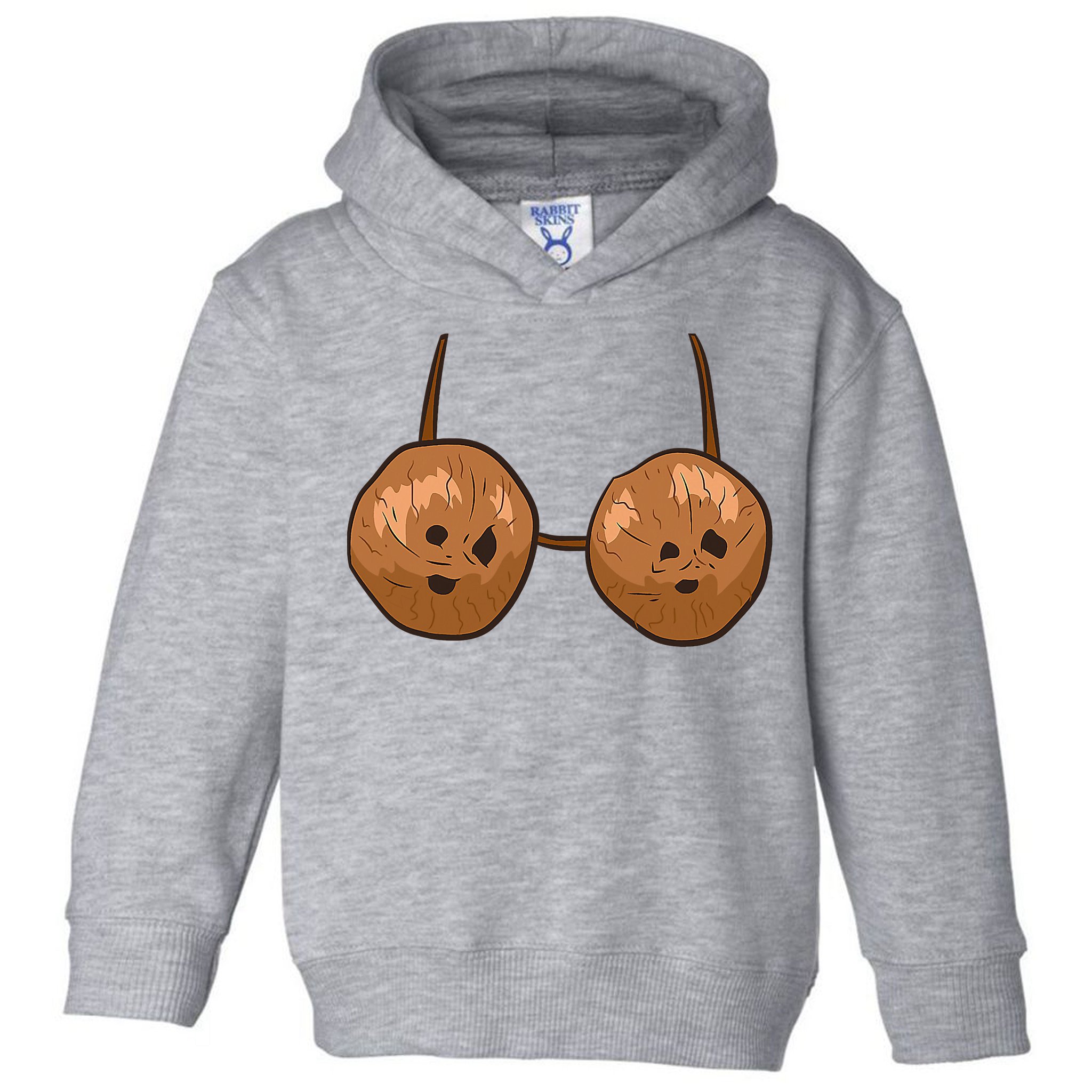 Funny Coconut Summer Coconuts Bra Halloween Toddler Hoodie