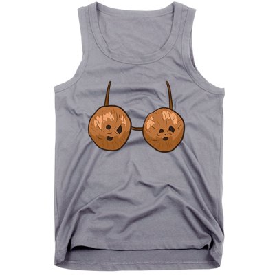 Funny Coconut Summer Coconuts Bra Halloween Tank Top